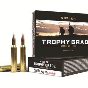 Nosler Trophy Grade Ammunition 264 Winchester Magnum 130 Grain AccuBond  300 round