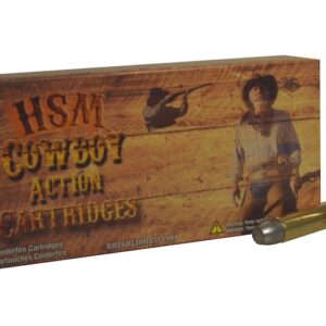 HSM Cowboy Action Ammunition 45-70 Government 405 Grain Hard Cast Flat Nose Triple Lube Groove 500 rounds