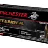 Winchester Defender Ammunition 5.56x45mm NATO 64 Grain Bonded Jacketed Hollow Point 500 round