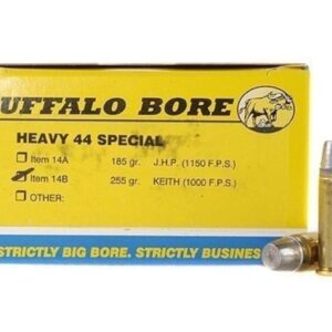 Buffalo Bore Ammunition 44 Special 255 Grain Lead Keith-Type Semi-Wadcutter Gas Check 500 rounds