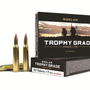 Nosler Trophy Grade Ammunition 257 Roberts +P 110 Grain AccuBond