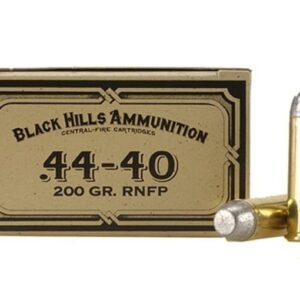 Black Hills Cowboy Action Ammunition 44-40 WCF 200 Grain Lead Flat Nose 500 rounds