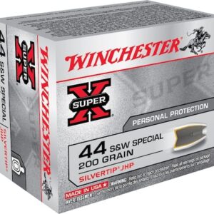 Winchester Super-X Ammunition 44 Special 200 Grain Silvertip Hollow Point 500 rounds