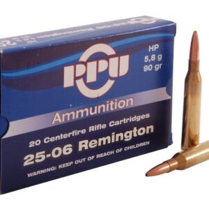 Prvi Partizan Ammunition 25-06 Remington 90 Grain Hollow Point 500 rounds