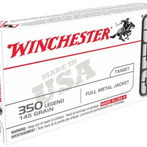 Winchester USA Ammunition 350 Legend 145 Grain Full Metal Jacket 500 rounds