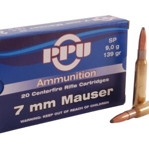 Prvi Partizan Ammunition 7x57mm Mauser (7mm Mauser) 139 Grain Soft Point  500 round