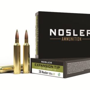 Nosler E-Tip Ammunition 26 Nosler 120 Grain E-Tip Lead-Free 300 round