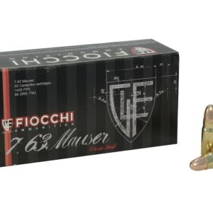 Fiocchi Ammunition 30 Mauser (7.63mm) 88 Grain Full Metal Jacket 500 rounds