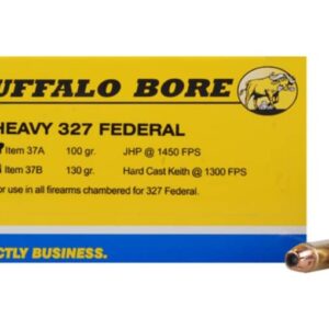 Buffalo Bore Ammunition 327 Federal Magnum 100 Grain Jacketed Hollow Point 500 rounds