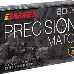 Barnes Precision Match Ammunition 5.56x45mm NATO 69 Grain Open Tip Match  500 round