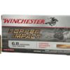 Winchester Copper Impact Ammunition 6.8 Western 162 Grain Solid Copper Extreme Point Polymer Tip Boat Tail 500 rounds