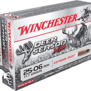 Winchester Deer Season XP Ammunition 25-06 Remington 117 Grain Extreme Point Polymer Tip 500 rounds