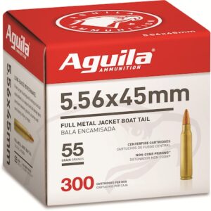 Aguila Ammunition 5.56x45mm NATO 55 Grain Full Metal Jacket 600 rounds