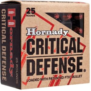 Hornady Critical Defense Ammunition 327 Federal Magnum 80 Grain FTX 500 rounds