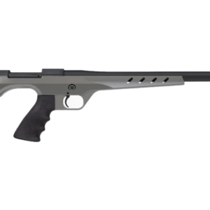 Nosler 48 Independence Pistol 15" Threaded Matte Black Barrel, Gun Metal Gray Stock Hogue Rubber Grip