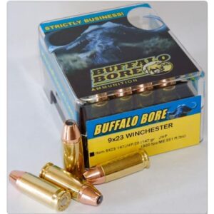 Buffalo Bore Ammunition 9x23mm Winchester 147 Grain  Ammunition 9x23mm Winchester 147 Grain Jacketed Hollow Point 500 round