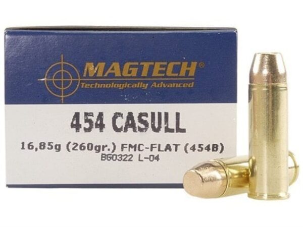Magtech Ammunition 454 Casull 260 Grain Full Metal Jacket 500 rounds