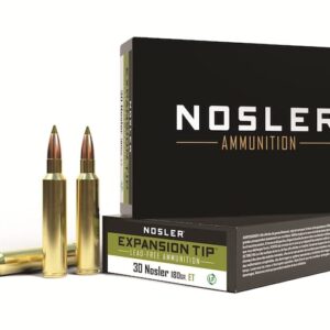 Nosler E-Tip Ammunition 30 Nosler 180 Grain E-Tip Lead-Free 200 round