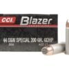 Blazer Ammunition 44 Special 200 Grain Speer Gold Dot Jacketed Hollow Point 500 rounds
