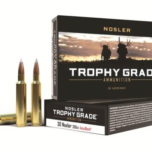 Nosler Trophy Grade Ammunition 30 Nosler 200 Grain AccuBond 200 round