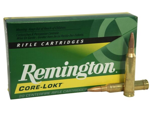 Remington Core-Lokt Ammunition 7mm Remington Magnum 140 Grain Core-Lokt Pointed Soft Point 500 rounds