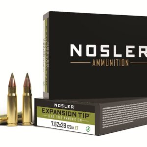 Nosler E-Tip Ammunition 7.62x39mm 123 Grain E-Tip Lead-Free