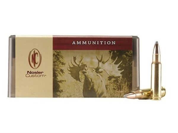 Nosler Custom Ammunition 350 Remington Magnum 225 Grain Partition Spitzer  300 rounds