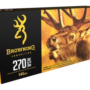 Browning BXC .270 WSM 145 Grain Controlled Expansion Terminal Tip Brass Cased 200 rounds