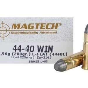 Magtech Cowboy Action Ammunition 44-40 WCF 200 Grain Lead Flat Nose 500 rounds