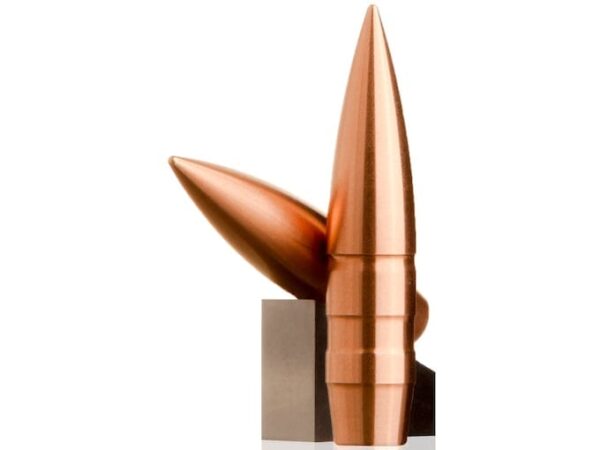Lehigh Defense Match Solid Bullets 303 Caliber and 7.7mm Japanese (311 Diameter) 180 Grain Solid Copper Boat Tail Lead-Free