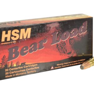 HSM Bear Ammunition 458 SOCOM 350 Grain Jacketed Flat Nose  500 rounds