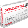Winchester USA Ammunition 5.56x45mm NATO 55 Grain M193 Full Metal Jacket