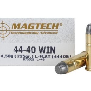 Magtech Cowboy Action Ammunition 44-40 WCF 225 Grain Lead Flat Nose 500 rounds