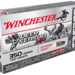 Winchester Deer Season XP Ammunition 350 Legend 150 Grain Extreme Point Polymer Tip 500 rounds