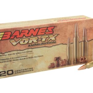 Barnes VOR-TX Ammunition 5.56x45mm NATO 62 Grain TSX Hollow Point Boat Tail Lead-Free 500 round