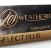 Weatherby Select Plus Ammunition 257 Weatherby Magnum 100 Grain Barnes TTSX Polymer Tipped Spitzer Lead-Free 200 round