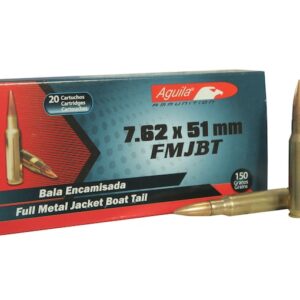 Aguila Ammunition 7.62x51mm NATO 150 Grain Full Metal Jacket 500 rounds