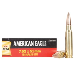 Federal American Eagle Ammunition 7.62x51mm NATO 168 Grain Open Tip Match 500 rounds