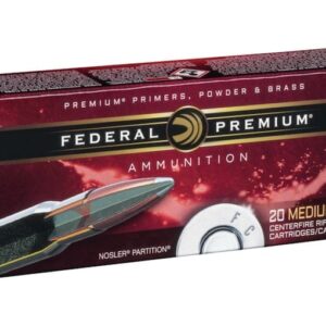 Federal Premium Ammunition 270 Winchester Short Magnum (WSM) 150 Grain Nosler Partition 200 rounds