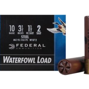 Federal Speed-Shok Ammunition 10 Gauge 3-1/2" 1-1/2 oz Non-Toxic Steel Shot