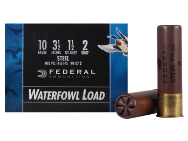 Federal Speed-Shok Ammunition 10 Gauge 3-1/2" 1-1/2 oz Non-Toxic Steel Shot