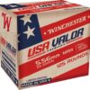 Winchester USA Valor Ammunition 5.56x45mm NATO 55 Grain M193 Full Metal Jacket 500 rounds