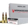 Nosler Varmageddon Ammunition 7.62x39mm 123 Grain Polymer Tip Flat Base