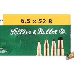 Sellier & Bellot Ammunition 6.5x52mm Rimmed 117 Grain Soft Point 500 round