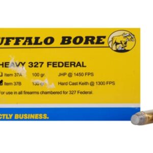 Buffalo Bore Ammunition Outdoorsman 327 Federal Magnum 130 Grain Hard Cast Lead Semi-Wadcutter 500 rounds