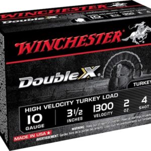Winchester Double X Turkey Ammunition 10 Gauge 3-1/2" 2 oz #4 Copper Plated Shot