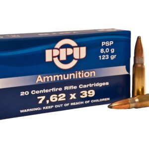 Prvi Partizan Ammunition 7.62x39mm 123 Grain Pointed Soft Point Boat Tail