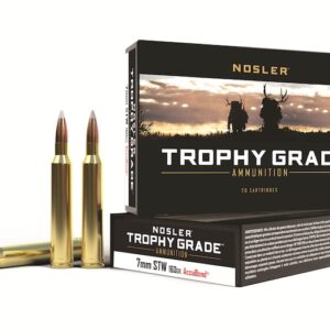 Nosler Trophy Grade Ammunition 7mm STW 160 Grain AccuBond 200 round
