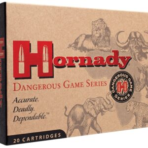 Hornady Dangerous Game Ammunition 458 Winchester Magnum 500 Grain DGX Bonded 100 round