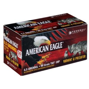 1000 Rounds Of Federal American Eagle 6.5 Grendel Ammo 90 Grain TNT Jacketed Hollow Point